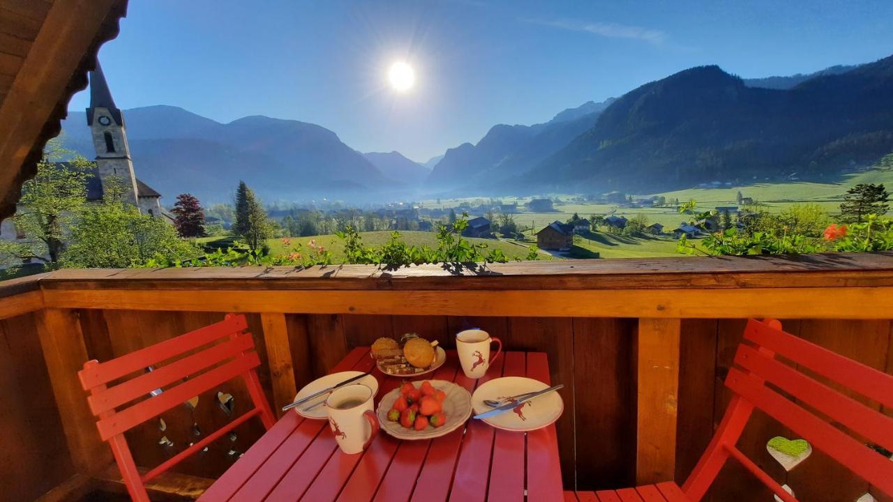 Kalvarienberg Appartement Gosau Dış mekan fotoğraf
